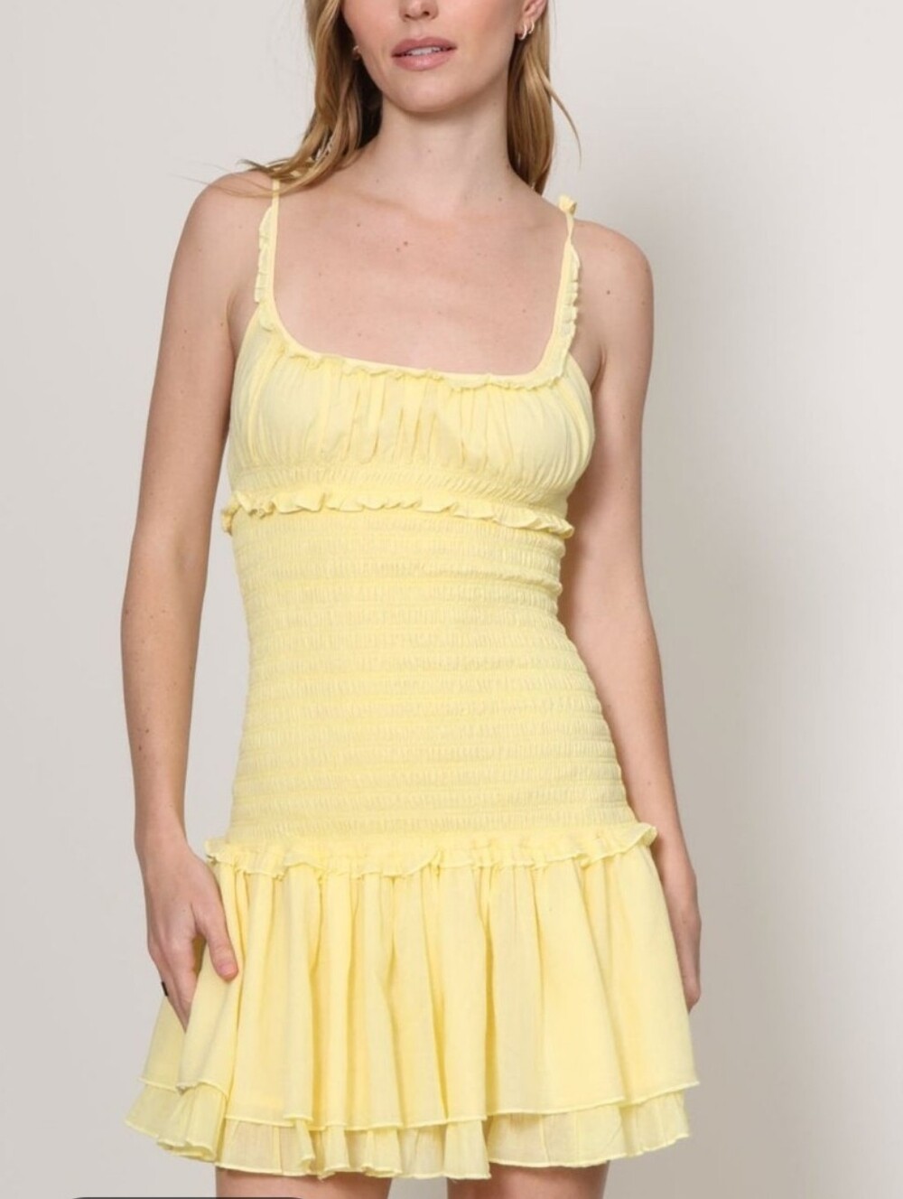 Gab & Kate Posh Dress in yellow.